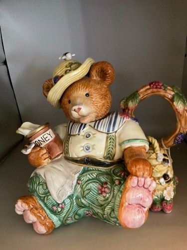 Fitz and floyd teddy bear - and,